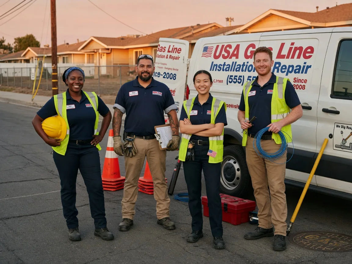 Gas Line Installation company in Wardville, OK